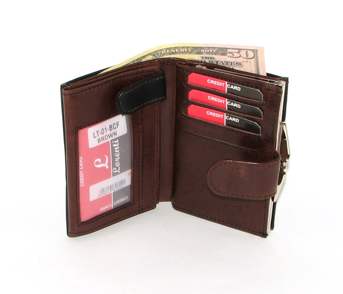 Кошелек женский Lorenti LT-01-BCF BROWN Кошелек женский Lorenti LT-01-BCF BROWN